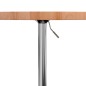 vidaXL Bartisch Ø60x90,5 cm Massivholz Buche vidaXL Bartisch Ø60x90,5 cm Massivholz Buche