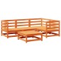 vidaXL 5-tlg. Garten-Sofagarnitur Wachsbraun Massivholz Kiefer vidaXL 5-tlg. Garten-Sofagarnitur Wachsbraun Massivholz Kiefer