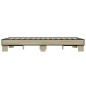 vidaXL Bettgestell Sonoma-Eiche 135x190 cm Holzwerkstoff und Metall vidaXL Bettgestell Sonoma-Eiche 135x190 cm Holzwerkstoff und Metall