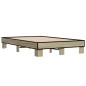 vidaXL Bettgestell Sonoma-Eiche 140x190 cm Holzwerkstoff und Metall vidaXL Bettgestell Sonoma-Eiche 140x190 cm Holzwerkstoff und Metall