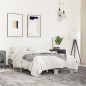 vidaXL Bettgestell Grau Sonoma 140x190 cm Holzwerkstoff und Metall vidaXL Bettgestell Grau Sonoma 140x190 cm Holzwerkstoff und Metall