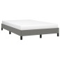 vidaXL Bettgestell Dunkelgrau 120x190 cm Stoff vidaXL Bettgestell Dunkelgrau 120x190 cm Stoff