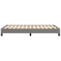 vidaXL Bettgestell Dunkelgrau 120x190 cm Stoff vidaXL Bettgestell Dunkelgrau 120x190 cm Stoff