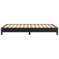vidaXL Bettgestell Schwarz 120x190 cm Kunstleder vidaXL Bettgestell Schwarz 120x190 cm Kunstleder