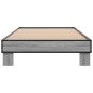 vidaXL Bettgestell Grau Sonoma 90x190 cm Holzwerkstoff und Metall vidaXL Bettgestell Grau Sonoma 90x190 cm Holzwerkstoff und Metall