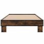 vidaXL Bettgestell Räuchereiche 75x190 cm Holzwerkstoff und Metall vidaXL Bettgestell Räuchereiche 75x190 cm Holzwerkstoff und Metall