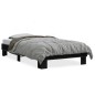 vidaXL Bettgestell Schwarz 90x200 cm Holzwerkstoff und Metall vidaXL Bettgestell Schwarz 90x200 cm Holzwerkstoff und Metall