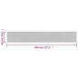 vidaXL Teppich Rechteckig Schwarz 60x400 cm Bambus vidaXL Teppich Rechteckig Schwarz 60x400 cm Bambus