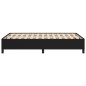vidaXL Bettgestell Schwarz 120x190 cm Stoff vidaXL Bettgestell Schwarz 120x190 cm Stoff