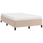 vidaXL Bettgestell Cappuccino-Braun 120x190 cm Kunstleder vidaXL Bettgestell Cappuccino-Braun 120x190 cm Kunstleder