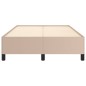 vidaXL Bettgestell Cappuccino-Braun 120x190 cm Kunstleder vidaXL Bettgestell Cappuccino-Braun 120x190 cm Kunstleder