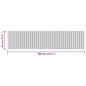 vidaXL Teppich Rechteckig Natur 70x300 cm Bambus vidaXL Teppich Rechteckig Natur 70x300 cm Bambus