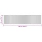vidaXL Teppich Rechteckig Hell Natur 70x300 cm Bambus vidaXL Teppich Rechteckig Hell Natur 70x300 cm Bambus