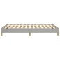 vidaXL Bettgestell Hellgrau 120x190 cm Stoff vidaXL Bettgestell Hellgrau 120x190 cm Stoff