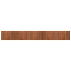 vidaXL Teppich Rechteckig Braun 70x500 cm Bambus