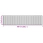 vidaXL Teppich Rechteckig Dunkelbraun 70x300 cm Bambus vidaXL Teppich Rechteckig Dunkelbraun 70x300 cm Bambus