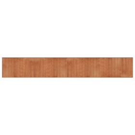 vidaXL Teppich Rechteckig Braun 60x400 cm Bambus