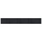 vidaXL Teppich Rechteckig Schwarz 70x500 cm Bambus vidaXL Teppich Rechteckig Schwarz 70x500 cm Bambus
