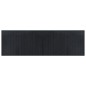 vidaXL Teppich Rechteckig Schwarz 60x200 cm Bambus vidaXL Teppich Rechteckig Schwarz 60x200 cm Bambus