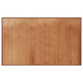 vidaXL Teppich Rechteckig Natur 60x100 cm Bambus