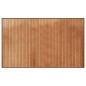 vidaXL Teppich Rechteckig Natur 60x100 cm Bambus
