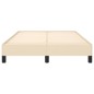 vidaXL Bettgestell Creme 120x190 cm Stoff vidaXL Bettgestell Creme 120x190 cm Stoff