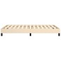 vidaXL Bettgestell Creme 120x190 cm Stoff vidaXL Bettgestell Creme 120x190 cm Stoff