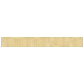 vidaXL Teppich Rechteckig Hell Natur 60x500 cm Bambus