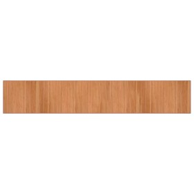 vidaXL Teppich Rechteckig Natur 70x400 cm Bambus