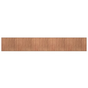 vidaXL Teppich Rechteckig Natur 80x500 cm Bambus
