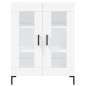 Highboard Weiß 69,5x34x180 cm Holzwerkstoff Highboard Weiß 69,5x34x180 cm Holzwerkstoff