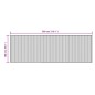 vidaXL Teppich Rechteckig Grau 100x300 cm Bambus vidaXL Teppich Rechteckig Grau 100x300 cm Bambus