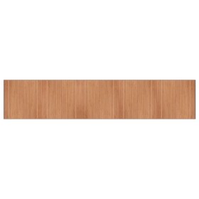 vidaXL Teppich Rechteckig Natur 100x1000 cm Bambus