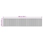 vidaXL Teppich Rechteckig Dunkelbraun 100x500 cm Bambus vidaXL Teppich Rechteckig Dunkelbraun 100x500 cm Bambus