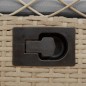 vidaXL Gartensessel 2 Stk. Verstellbar Beige Poly Rattan vidaXL Gartensessel 2 Stk. Verstellbar Beige Poly Rattan