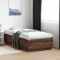 vidaXL Bettgestell Braun Eichen-Optik 90x190 cm Holzwerkstoff vidaXL Bettgestell Braun Eichen-Optik 90x190 cm Holzwerkstoff