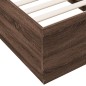 vidaXL Bettgestell Braun Eichen-Optik 90x190 cm Holzwerkstoff vidaXL Bettgestell Braun Eichen-Optik 90x190 cm Holzwerkstoff