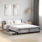 vidaXL Bettgestell mit Schubladen Grau Sonoma 140x200 cm Holzwerkstoff vidaXL Bettgestell mit Schubladen Grau Sonoma 140x200 cm Holzwerkstoff