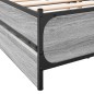 vidaXL Bettgestell mit Schubladen Grau Sonoma 140x200 cm Holzwerkstoff vidaXL Bettgestell mit Schubladen Grau Sonoma 140x200 cm Holzwerkstoff