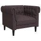 vidaXL 3-tlg. Sofagarnitur Dunkelbraun Stoff vidaXL 3-tlg. Sofagarnitur Dunkelbraun Stoff