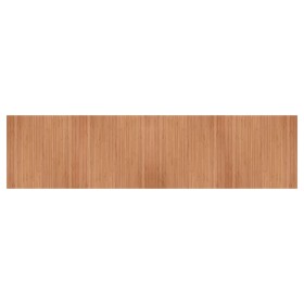 vidaXL Teppich Rechteckig Natur 100x400 cm Bambus