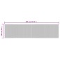 vidaXL Teppich Rechteckig Natur 100x400 cm Bambus vidaXL Teppich Rechteckig Natur 100x400 cm Bambus