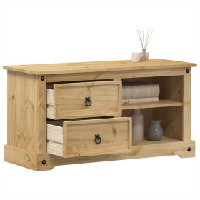 vidaXL TV-Schrank Corona 100x40x52 cm Massivholz Kiefer