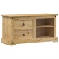 vidaXL TV-Schrank Corona 100x40x52 cm Massivholz Kiefer vidaXL TV-Schrank Corona 100x40x52 cm Massivholz Kiefer