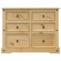 vidaXL Kommode Corona 120x48x91 cm Massivholz Kiefer vidaXL Kommode Corona 120x48x91 cm Massivholz Kiefer