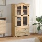 vidaXL Vitrine Corona 99x43x187 cm Massivholz Kiefer vidaXL Vitrine Corona 99x43x187 cm Massivholz Kiefer