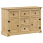vidaXL Sideboard Corona 115x40x76 cm Massivholz Kiefer vidaXL Sideboard Corona 115x40x76 cm Massivholz Kiefer