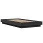 vidaXL Bettgestell Schwarz 90x200 cm Holzwerkstoff vidaXL Bettgestell Schwarz 90x200 cm Holzwerkstoff