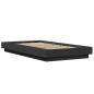vidaXL Bettgestell Schwarz 90x200 cm Holzwerkstoff vidaXL Bettgestell Schwarz 90x200 cm Holzwerkstoff