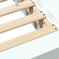 vidaXL Bettgestell Weiß 75x190 cm Holzwerkstoff vidaXL Bettgestell Weiß 75x190 cm Holzwerkstoff
